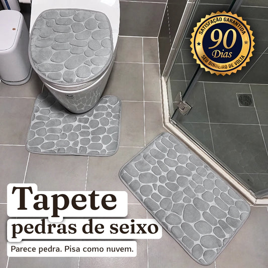 Tapete Pedras de Seixo | Compre 1 e LEVE 3 PEÇAS